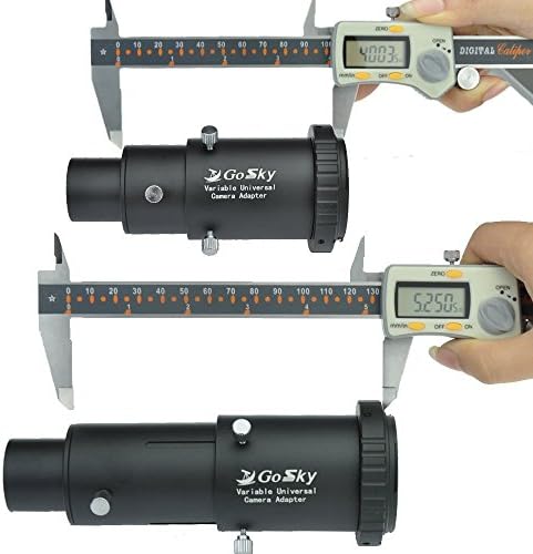 Kit de adaptadores de câmera de telescópio Gosky Deluxe compatível com Nikon SLR - para telescópio Prime Focus