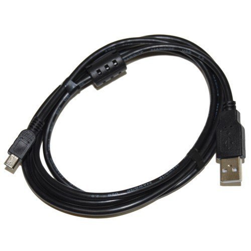HQRP Long 6ft USB a mini cabo USB para Garmin Dezl 560lmt / 570lmt / 760lmt / 770lmthd / dezlcam lmthd