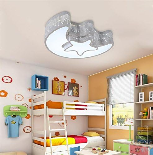 FixtUledisplays® Star Moon Fid Teto Light Light Creative Baby Bedroom 15856