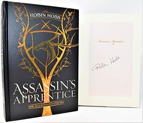 Aprendiz de Assassin, edição ilustrada, autografado Robin Hobb assinado livro