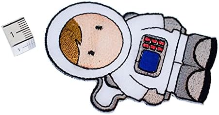 Astronaut Hotfix Patch Iron nos miniblos 5x8cm Space Universo Comic