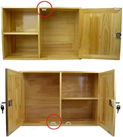 Trava de ímã de gabinete QEDT - Melhor para portas de armário, armários, gavetas e persianas - trava magnética