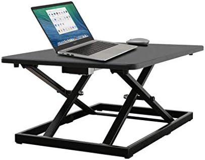 Quart de elegância Quul, suporte de computador em pé, mesa de aumento da área de trabalho do monitor de computador mesa
