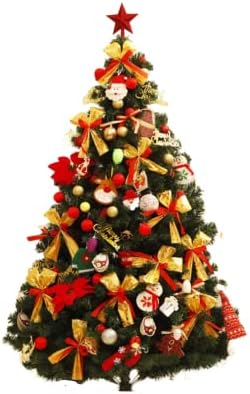 Árvore de Natal Artificial de 6 pés/árvore de decoração de natal/com 215 pingentes/fácil de montar