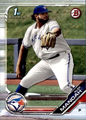 2019 Bowman Draft BD-3 Alek Manoah RC Rookie Toronto Blue Jays MLB Baseball Trading Card