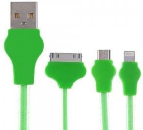Feiaopo 3ft 3 em 1 Cabo de carregamento USB universal multifuncional para iPhone 6, 6s, 5, 5s, micro USB para
