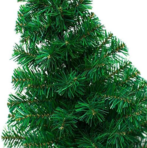 Dulplay 5 pés árvore de natal artificial, árvores decoradas de aprimoramento premium spruce articulado pernas de metal sólido de natal pinheiro verde-verde 45cm