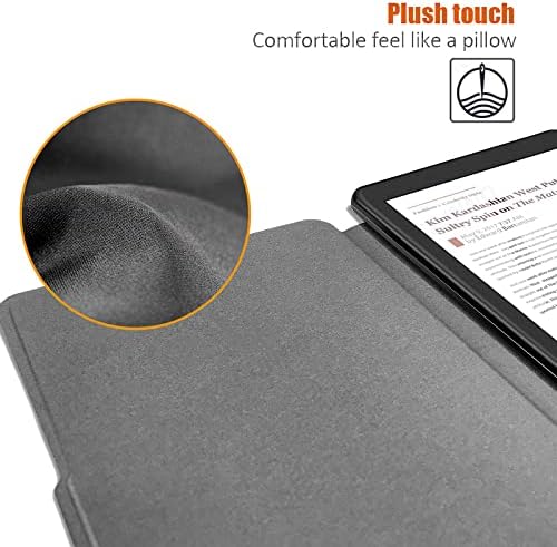 Caso para 6,8 Kindle Paperwhite 2021 Kindle Paperwhite Signature Edition, capa de casca de pu slim com desperdício automático/sono para Kindle Paperwhite 2021, melancia vermelha