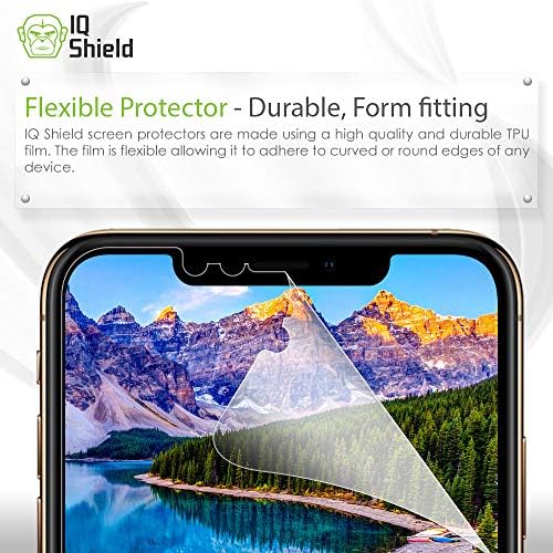 Protetor de tela do IQ Shield compatível com Amazfit GTS 4 Filme claro anti-bubble