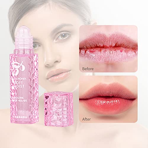 Lip Gloss for Teens Girls Lipstick de frutas claras para foman hidrata hidrata rachaduras secas hidratam lábios para homens e mulheres no outono e inverno 4ml Lip Lip Glumping Gloss