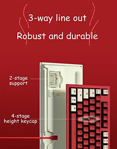 75% TKL 87 teclado mecânico-chave, PBT Keycaps Wireless Wired Anti-Ghosting Hot Swap Gaming Teclado