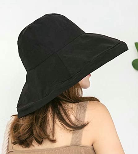 Women Sun Hat Hat Brim Proteção UV