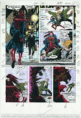 Batman Annual Comics 17 Arte de produção Página original nº 1 Adrienne Roy