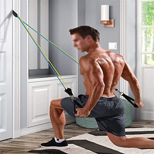 Quul WorkoutsResistance Bands Definir bandas de exercícios com as correias de tornozelas para a âncora de porta para treinar os exercícios domésticos em casa