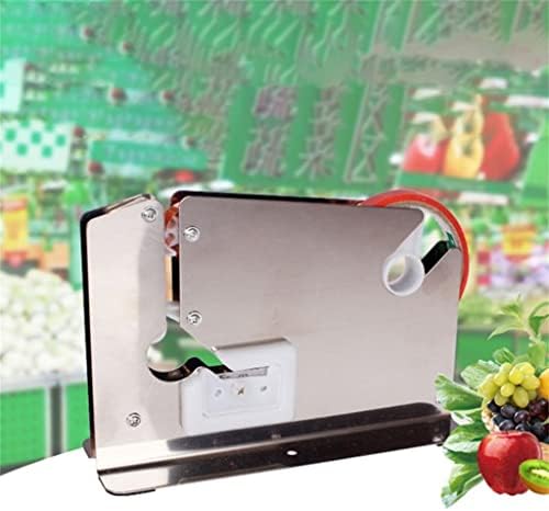 Máquina de vedação de bolsas de supermercado embalagem de fruta lojas de frutas packer dispensador de cortador de fita portátil