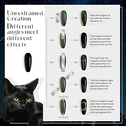 Esmalte aokitec 2 cores para olho de gato, esmalte de prego 9d esmalte magnético esmalte vernizar esmalte UV LED Polis de unha para salon home unhas