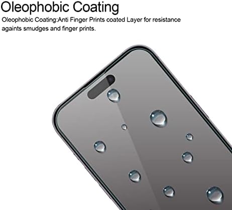 Protetor de tela anti -brilho do SuperShieldz, projetado para iPhone 14 Pro [vidro temperado]