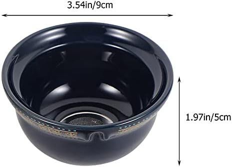 Bule de porcelana com alça lateral 360 Rotation Tea Maker