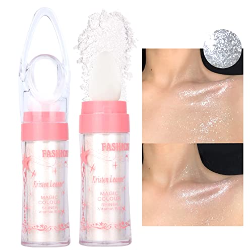 Polvo de hadas de hadas Glitter Face Highlighter Makeup Body Shimmer Fairy Destaque Poted Powder, Sparkle