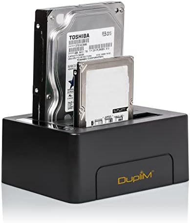 Duplim 1 a 1 SSD HDD Duplicador USB3.0 Dock e Disco rígido A borracha de apagador