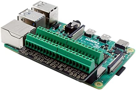 Treedix RPI GPIO Terminal Block Breakot Board Module Expansion Board compatível com Raspberry Pi 4b/3b+/3b/2b/zero/zero