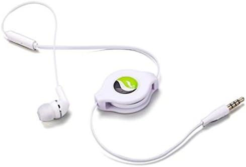 Fone de ouvido mono retrátil de 3,5 mm W MIC para Stylo 5 Telefone - fone de ouvido com handsfree do fone
