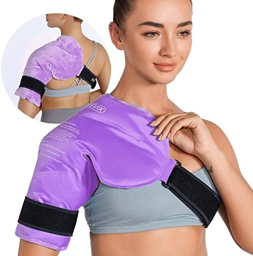 Revix Gel Ice Pack para lesões nas costas e alívio da dor e pacote de gelo do ombro para lesões gel reutilizáveis