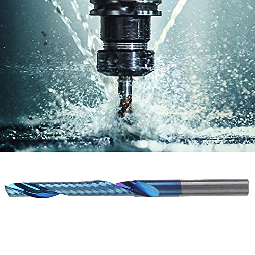 Cutter de flauta única, bit de roteador de moagem de haste reta 4x17x45 CNC End Mill Design Professional para acessório industrial para suprimentos industriais