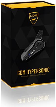 GDM Hipersonic Bluetooth Motorcycle Headset Intercom Communication System