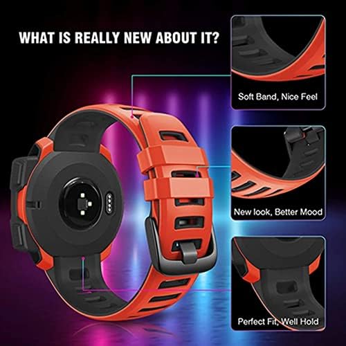 SKM Silicone Watch Bands Strapas para Garmin Instinct Smart Watch Relógio 22mm Banda Substituição Pulseira Instinto/Esports/Tide/Solar