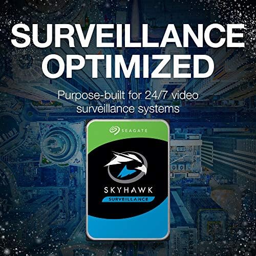 Seagate Skyhawk 8TB de vigilância interna DISCURSO HARD HDD - 3,5 polegadas SATA 6GB/S 256 MB Cache