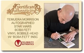 Temuera Morrison autografou Star Wars Boba Fett Pop Vinyl #480