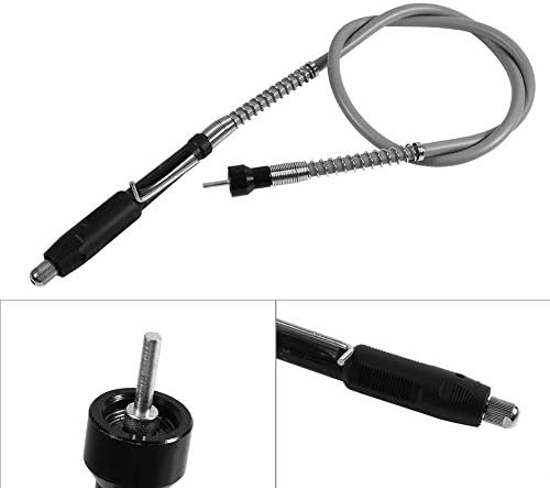 Acessório do adaptador de eixo flexível de 3,2 mm, mandril de cabo de extensão flexível para ferramenta de moedor rotativo, outros suprimentos de jardinagem