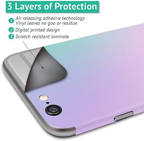 Mightyskins Skin Compatível com OnePlus 3 Wrap Skins Skins Blue Kaleidoscope