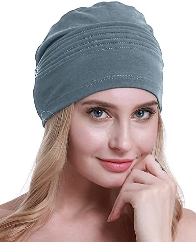 chapéus de chuma de algodão osvyo chapéus macios para mulheres pilheiros - gorros de câncer embalagens seladas