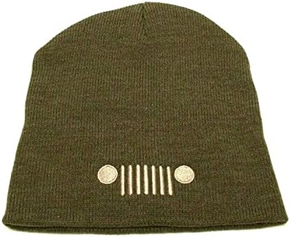 Jeep Pro Rib Tompkin Knit Cap Hats para homens ou gorro Mulheres Militares Verde