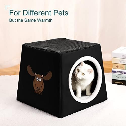 Moose Pet Waterloo Soft quente Pet Nest Bed House House Bed para gatos pequenos cachorros cachorros