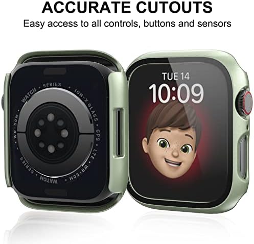 Caixa de pacote de 16 pacote para a série Apple Watch 8 7 41mm Protetor de tela de vidro temperado,