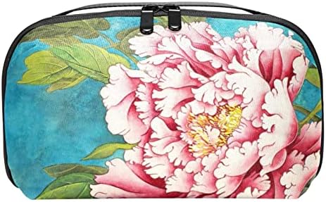Bolsa de maquiagem tradicional de nuvens de dragão chinês para bolsa de organizador de viagens portáteis para bolsa portátil para saco de beleza para as mulheres para mulheres