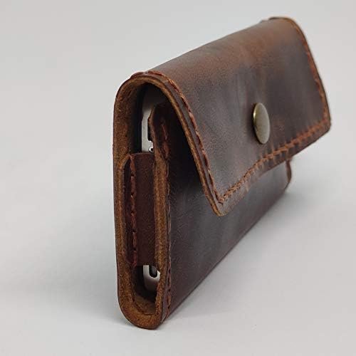 Caixa de coldre de couro holsterical para Motorola One 5G, capa de telefone de couro genuína, estojo de bolsa
