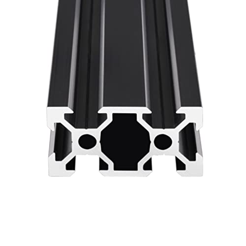 Qnk 2pcs 600mm t slot 2040 Extrusão de alumínio European Standard Anodized Rail linear para peças de impressora