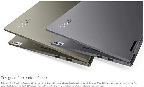Laptop Lenovo Yoga 7i com tela sensível ao toque de 15,6 FHD 500 NITS, 11ª geração Intel i7-1165G7, 1TB