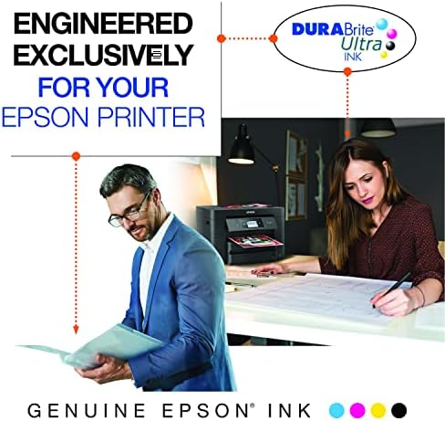 Epson T812 Durabrite Ultra Ink de alta capacidade Black & Standard Color Cartridge Combo Pack for Select Epson