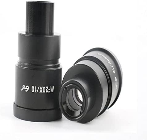 Acessórios para microscópio wf10x/20mm ou wf20x/10mm Lente óptica de microscópio de largura de ângulo de largura com tamanho de montagem de 30 mm de laboratório consumíveis