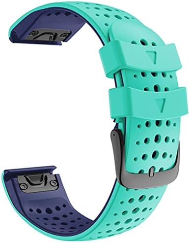 EEOMOIK Sport Silicone Watch Band Wrist Screp para Garmin Fenix ​​7 6 6 Pro Fenix ​​5 Precursor 935 945 EasyFit Redução rápida 22mm Wirstband
