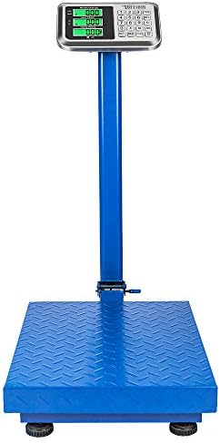 Tuffiom 661lbs Escala de plataforma eletrônica de peso, escalas de dobragem pesada no piso digital,