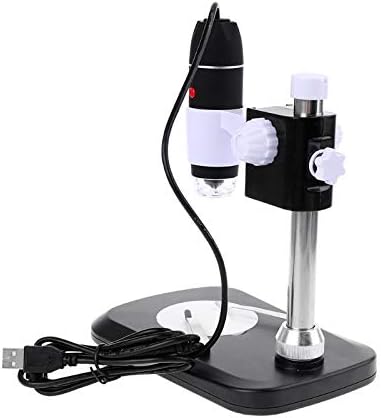 FAUUCHE JF-XUAN 1600X 8 Microscópio digital LED Microscope USB Microscópio monocular eletrônico de endoscópio USB com suporte