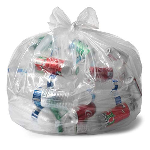 ALuf Plastics 20-30 galões de 1,2 mil de espessura de saco de lixo para serviço pesado - 30 x 36 - pacote de 100 - para reciclagem, cozinha, contratante e ao ar livre