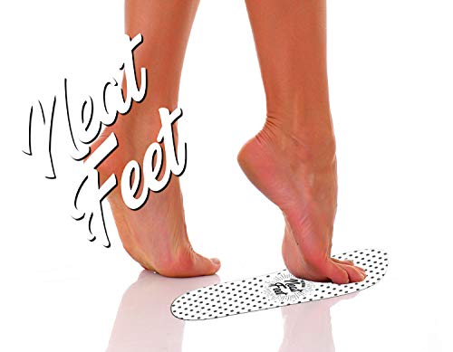 100 pares premium descartável spray bronzeamento de pés almofadas - impressão de bolinhas