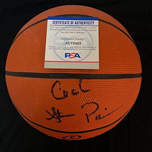 Steve Pikiell assinou o basquete PSA/DNA Rutgers Scarlett Knights autografados - Basquete universitário autografado